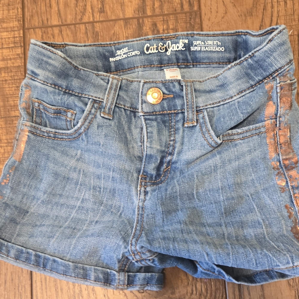 Cat & Jack Light Blue Jean Shorts